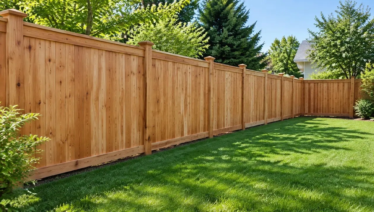 Fencing contractor website on a phone