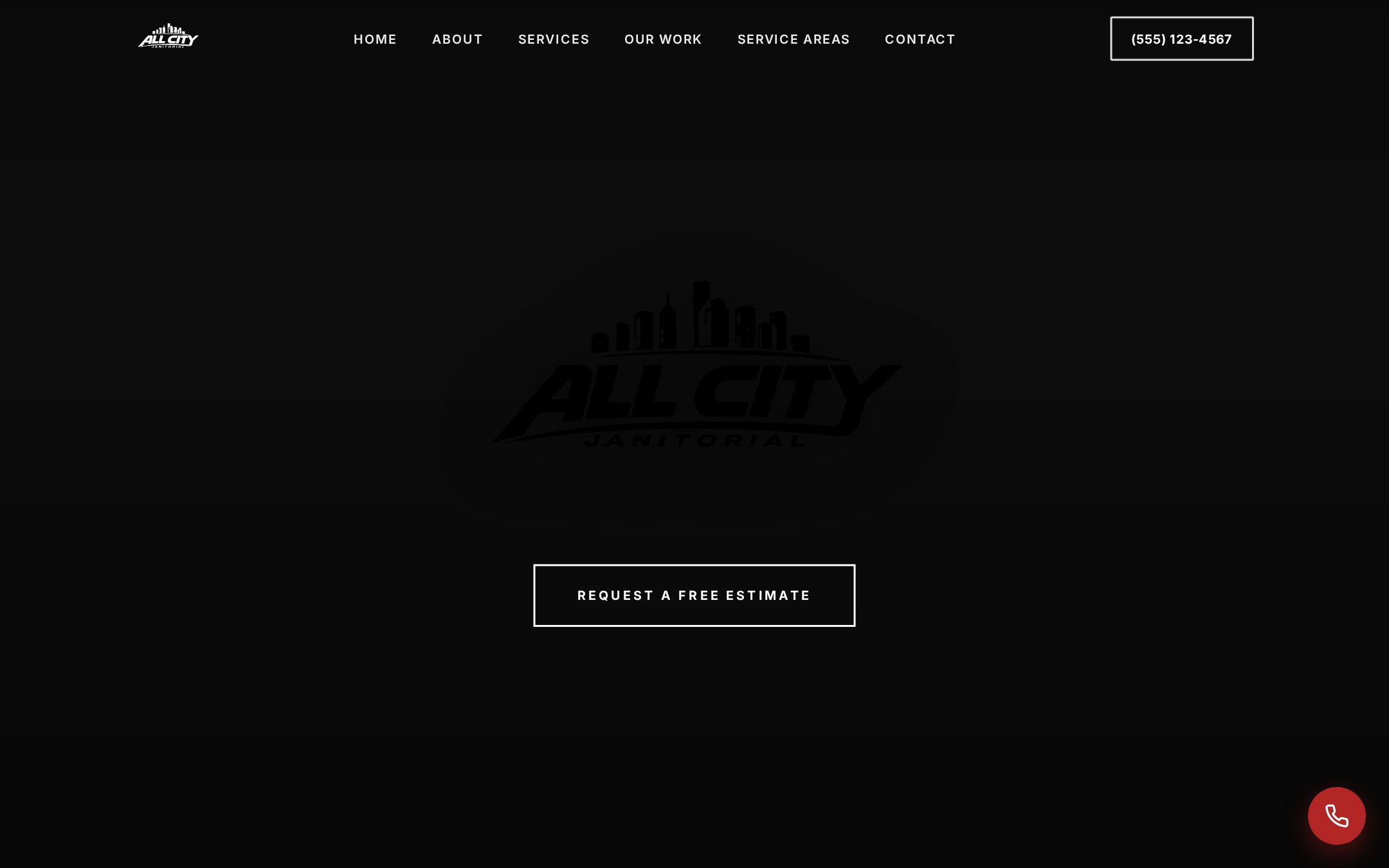 Example V3SU Commercial Janitorial contractor website